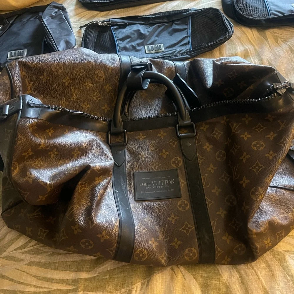 Louis Vuitton Monogram Duffel Bag - Brown and Black - Picture 7 of 8